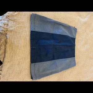 High wasted Jean skirt